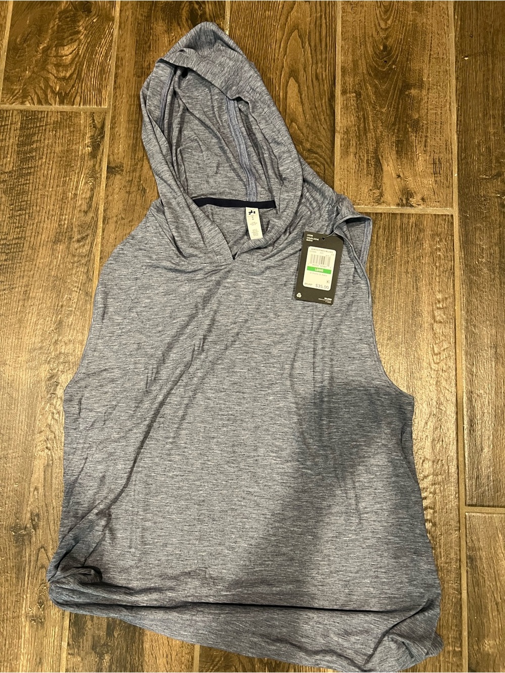 Under Armour Women's Blue Sleeveless Hoodie. Women’s size L. NWT!!